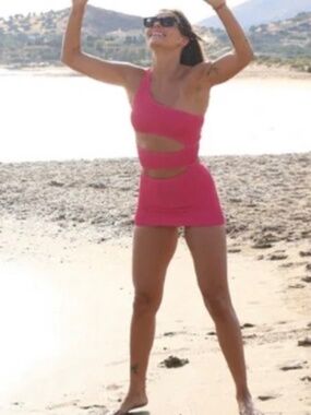 NEW Bond-Eye Rico Dress Raspberry Pink One Size